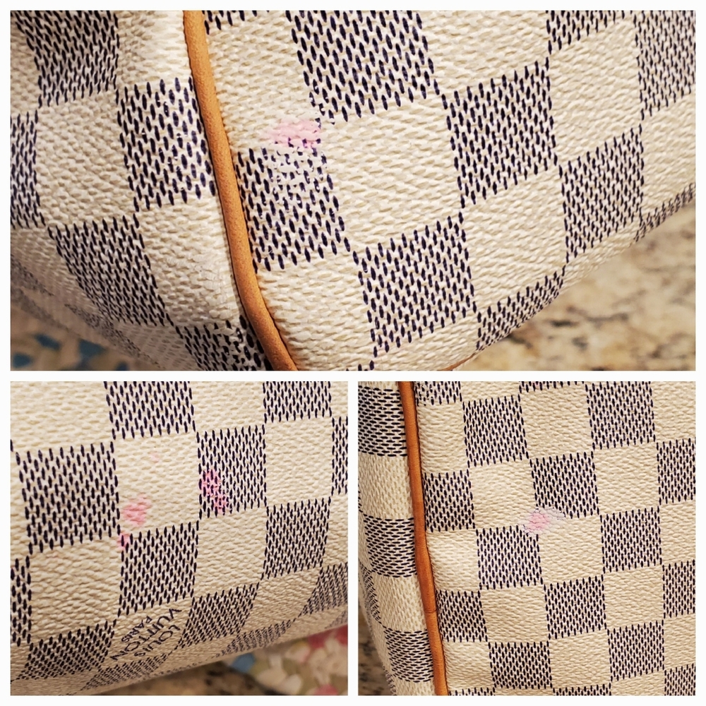 Louis Vuitton Damier Azur Speedy 30 & Dustbag in Excellent Condition - Picture 11 of 13
